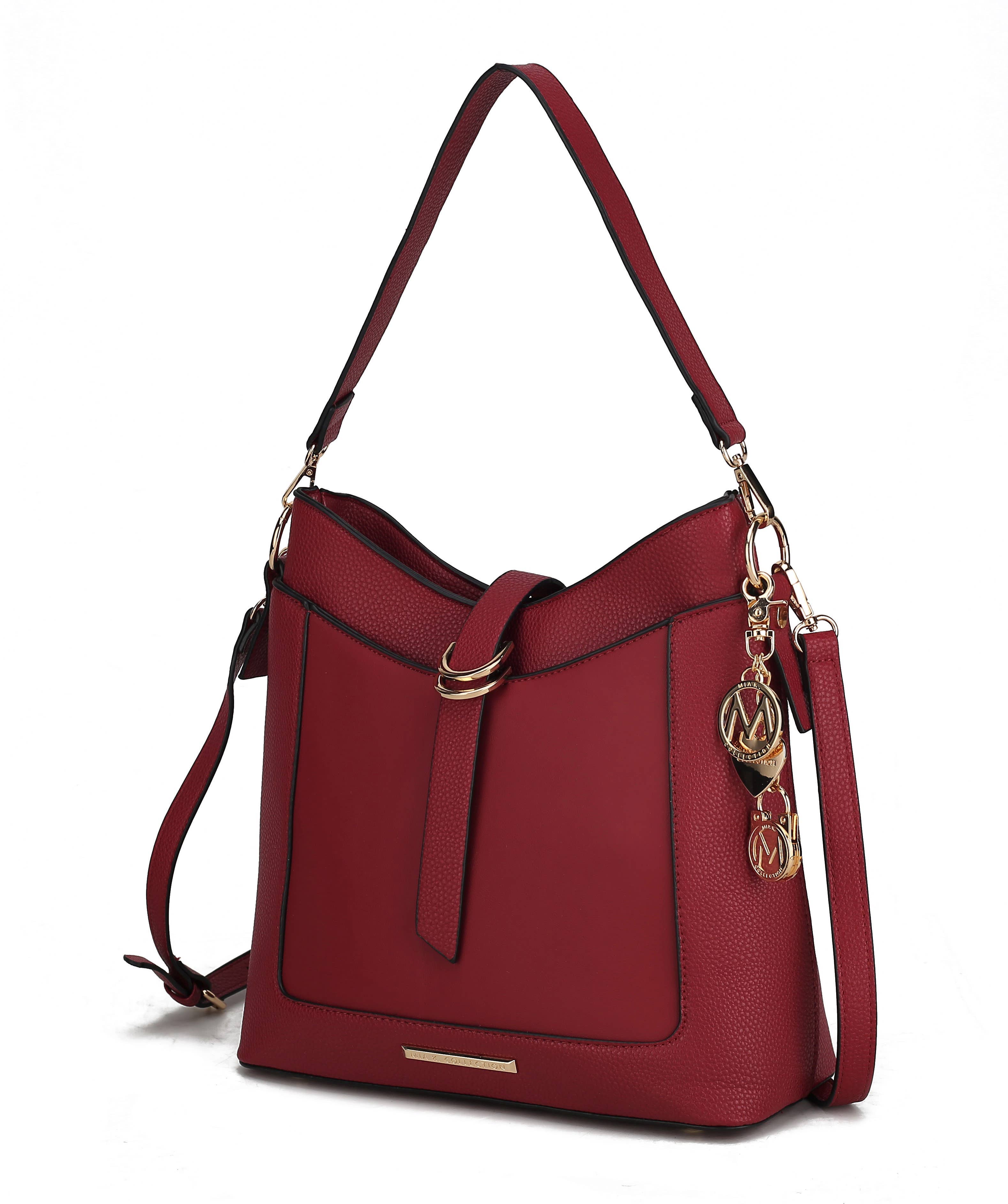 MKF Collection – Engroshandel Skuldertaske – til kvinder – Genève vegansk læder skulder håndtaske Crossover af Mia K9