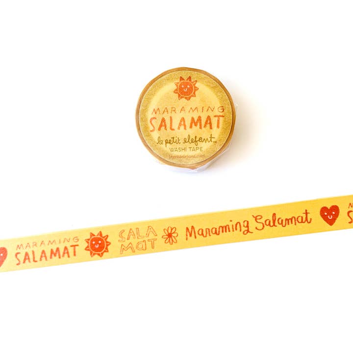 Ruban Washi philippin Salamat pour la vente par Le Petit Elefant