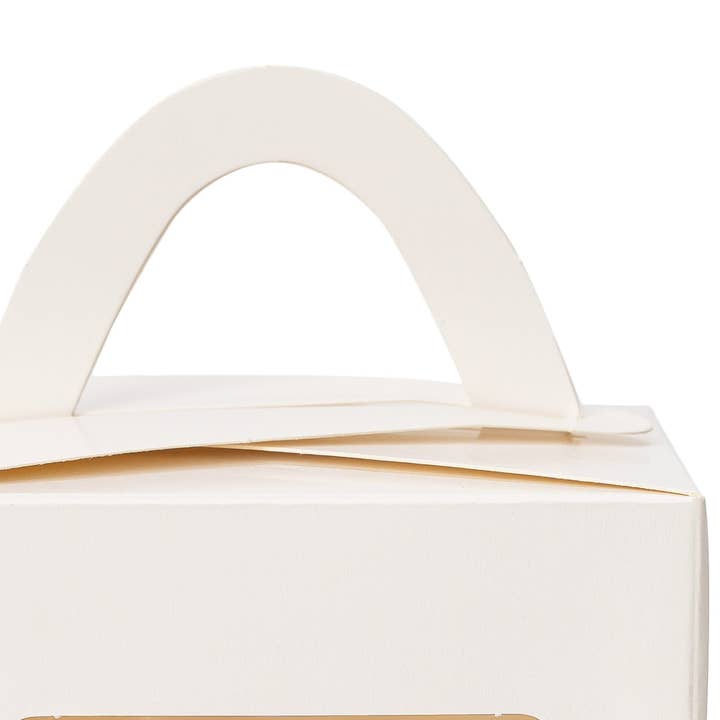 Individual Cupcake Box with Window - Pack of 12 - White for wholesale on Faire