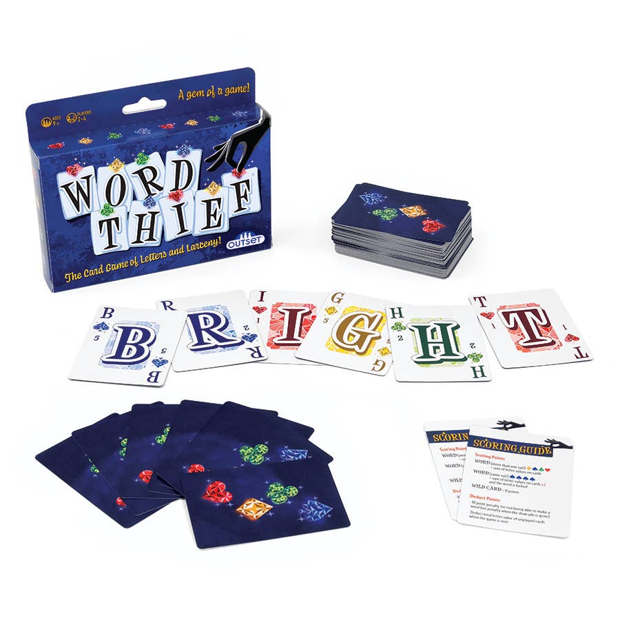 Outset Games and Cobble Hill Puzzles - Vente Jeux de cartes - Voleur de Mots – Le Jeu de Cartes de Lettres et de Larcin !3