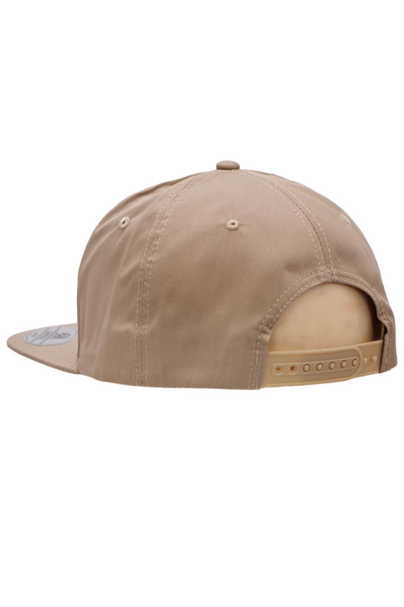 Cap Zone – Boné - Homem por atacado – Snapback de mistura poliéster de algodão sólido com 7 painéis e bico plano5