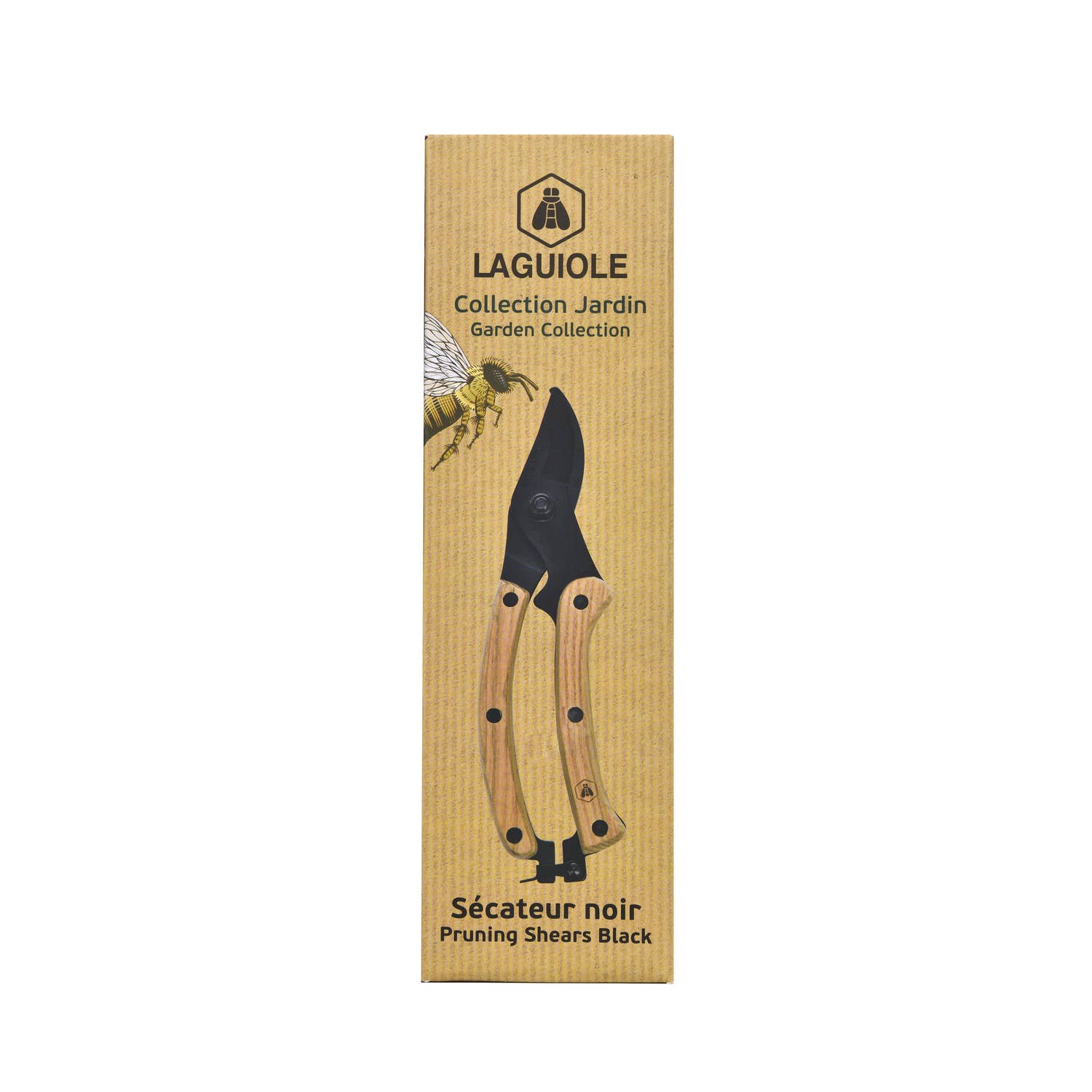 Laguiole - Wholesale Garden tool - LAGUIOLE, Black and Wood Pruner, Lightweight4