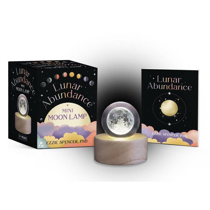 Lunar Abundance Mini Moon Lamp: A Deck and Guidebook for wholesale by Microcosm Publishing & Distribution