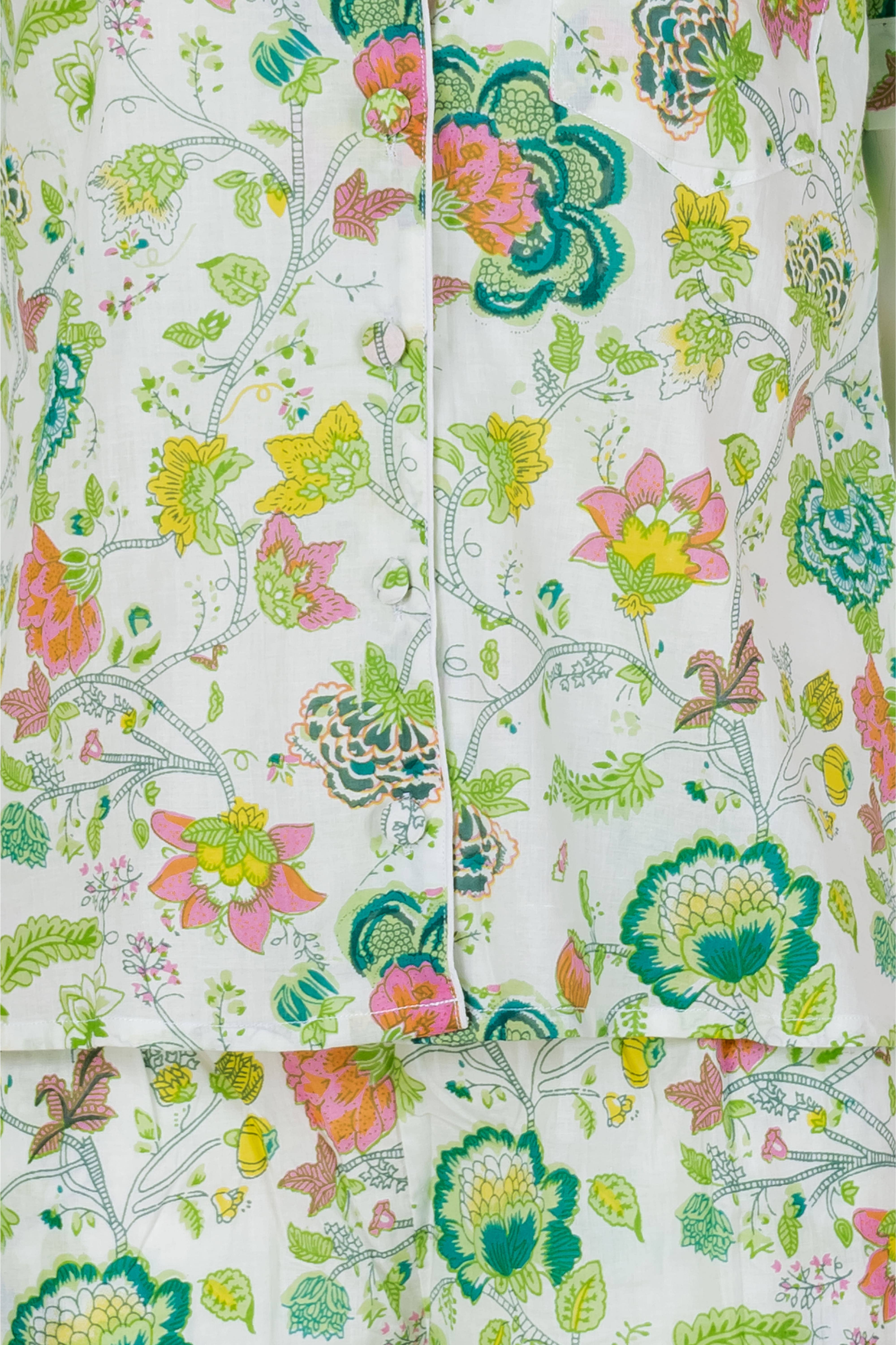 Ariastop.com corporation - Wholesale Sleepwear Set - Women's - Floral Cotton Nightwear Set for Women2