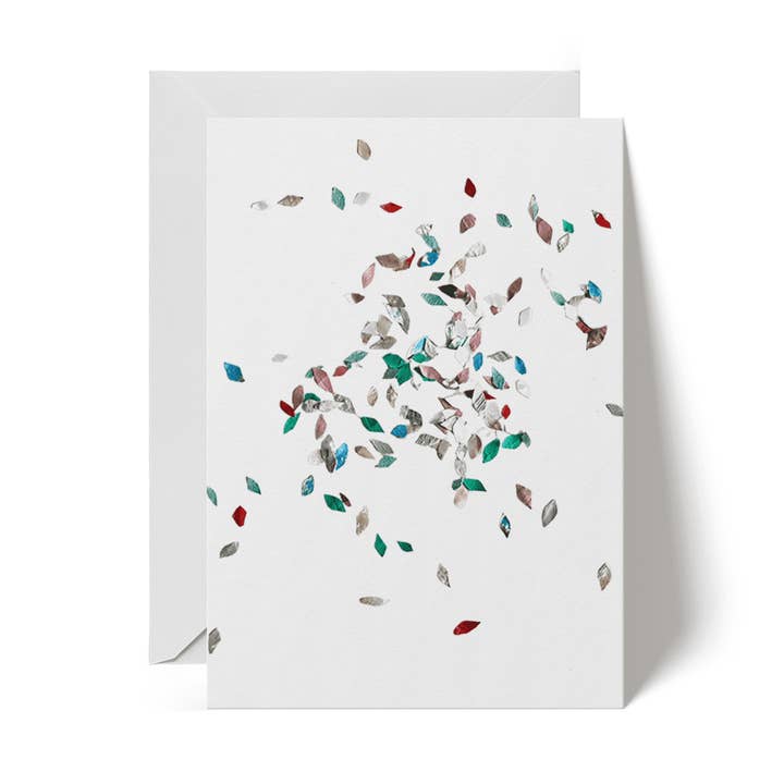 Confetti Holiday Card - Text Inside for wholesale by Amy Turner Creative