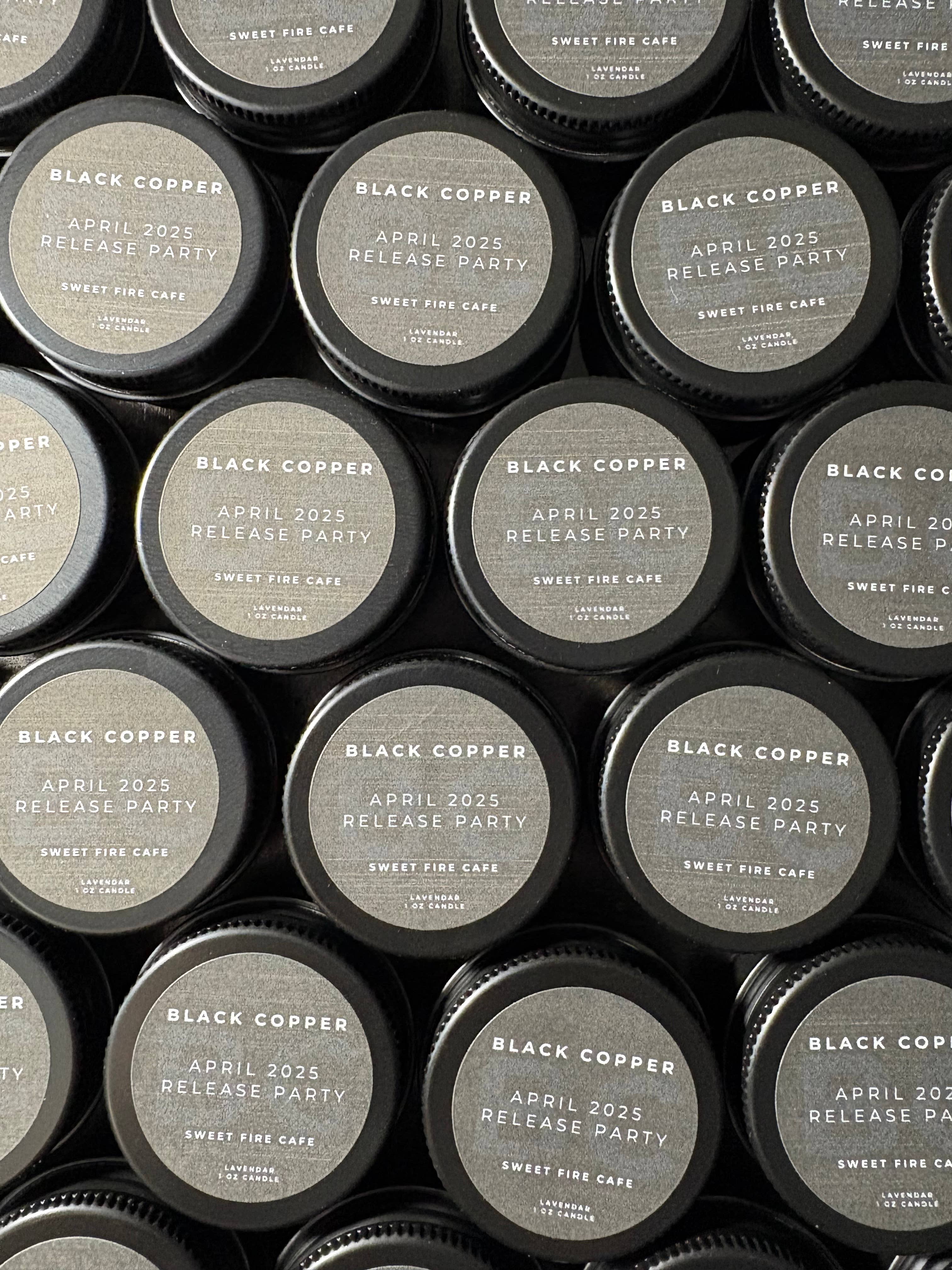 The Cabin Boutique Co - Wholesale Jar/Filled Candle - 1oz Mini Candles - Custom with your design!11