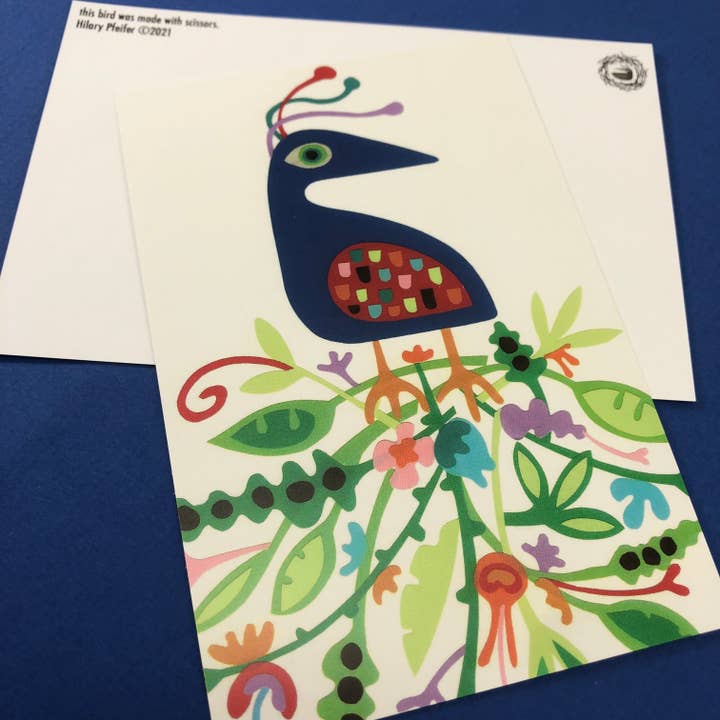 Bunny with a Toolbelt - Wholesale Postcard - Tropical Rainbow Bird Postcard1