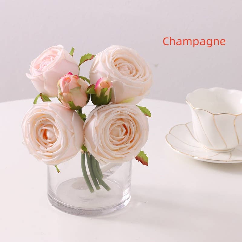 ACNITE(We cover U.S. import duties) - Wholesale Artificial Flowers - Real touch peony flower bunch for home wedding decor1