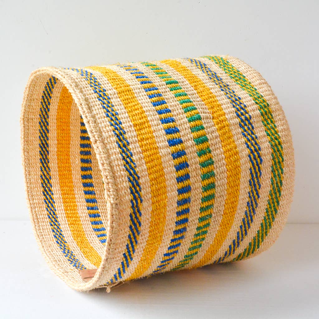 Crafts by Solid - Wholesale Basket - Handwoven Sisal Baskets - Colourful hues - XXS - XXL51