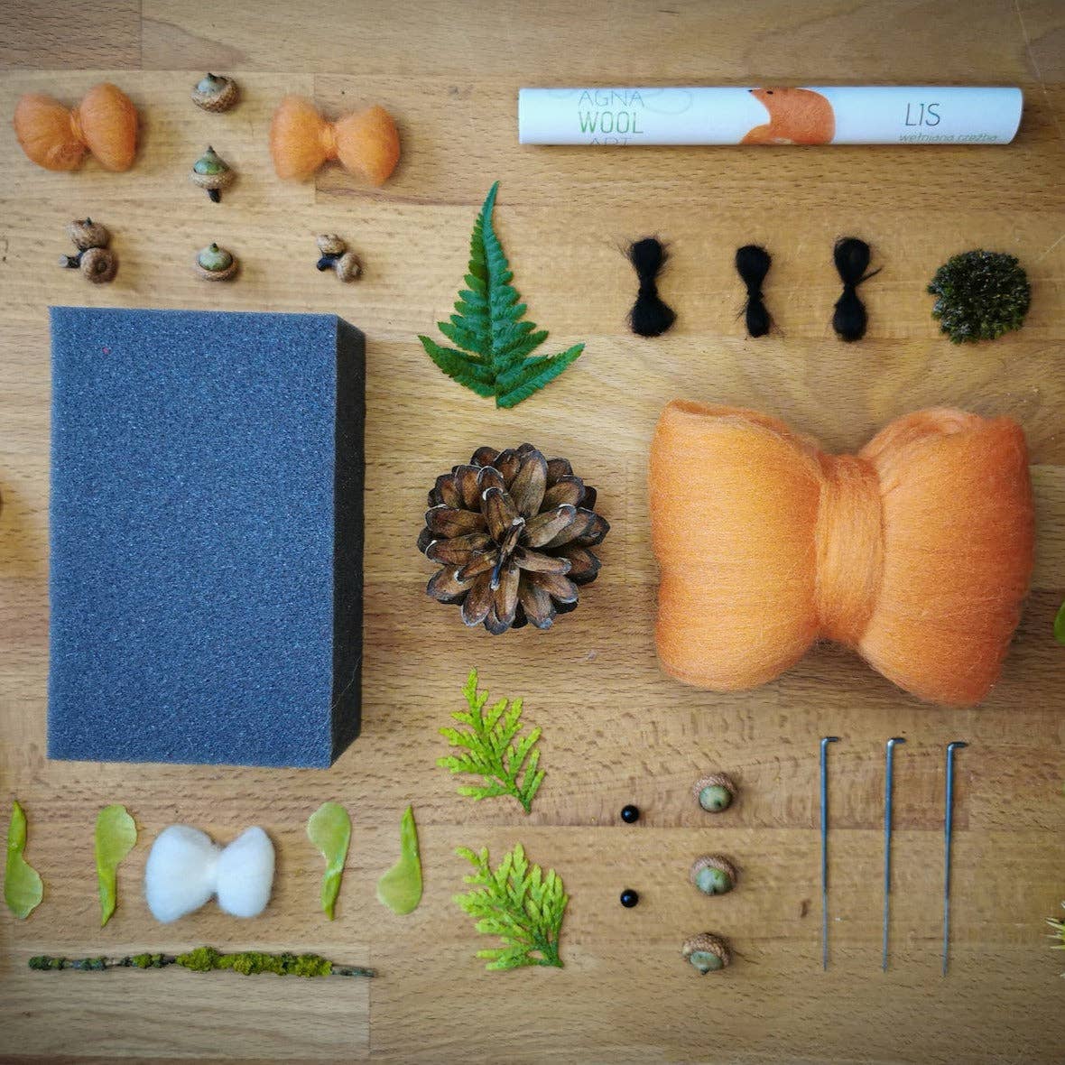 Benzie Design - Wholesale DIY Craft Kit - Fox, Needle Felting Kit3