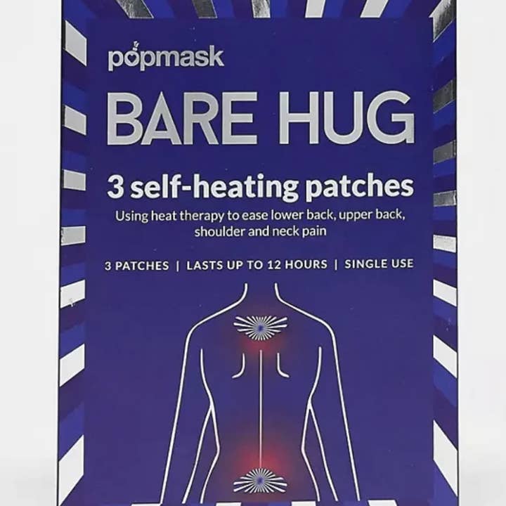 Popmask London - Wholesale Heating Pad - Bare Hug Muscle Self-Heating Patches – 3 Pack