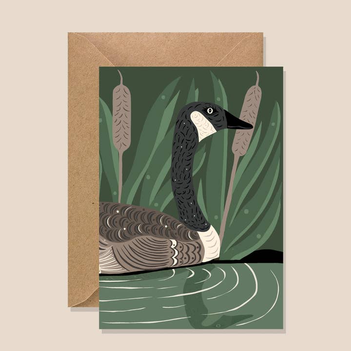 Tarjeta de Felicitación de Sasha el Ganso para venta al por mayor de Kiran Ravilious