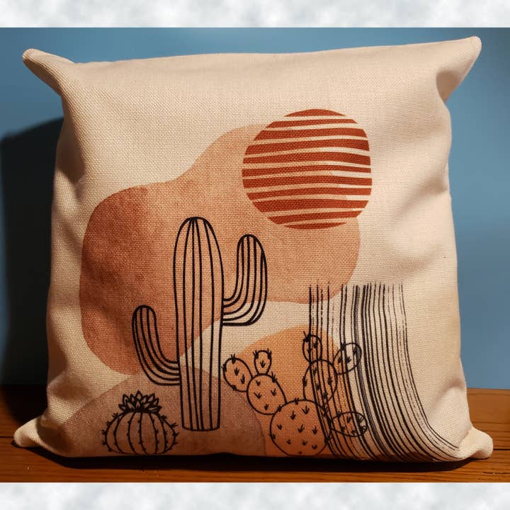 Zippered Pillow Sham - Boho Desert Scene for wholesale by Dyeverse Creations