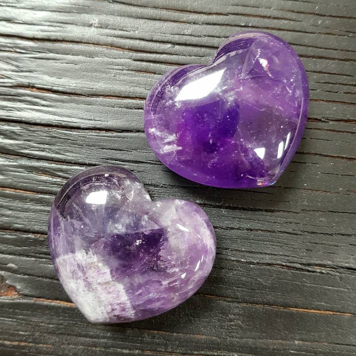 Coeur améthyste pour la vente par Crystal Cove