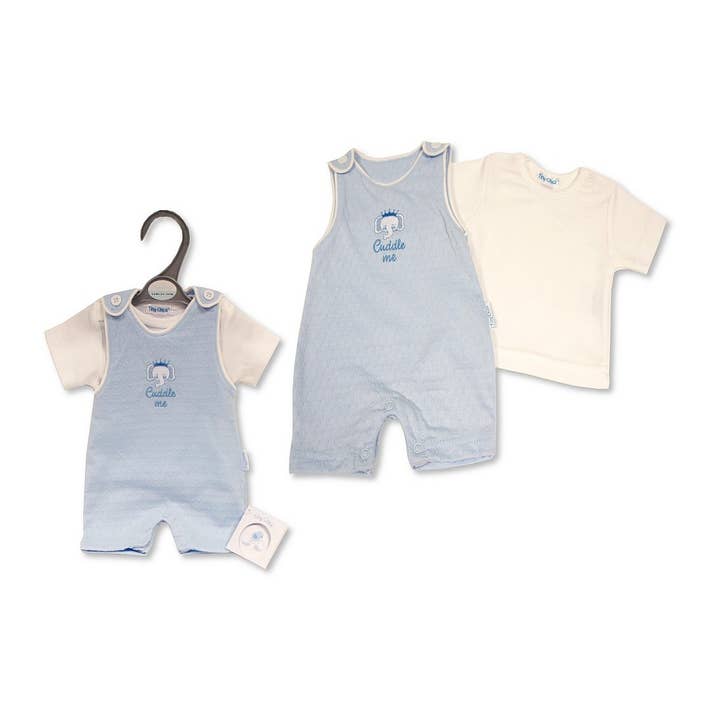Ensemble de salopette 2 pièces pour bébés prématurés pour garçons - Cuddle Me pour la vente par Sheldon International