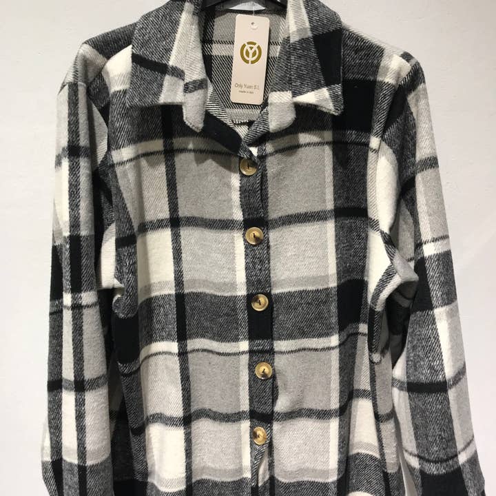 Only Yuan - Wholesale Button Down Shirt - Women's - ref 1123 checkered shirt4