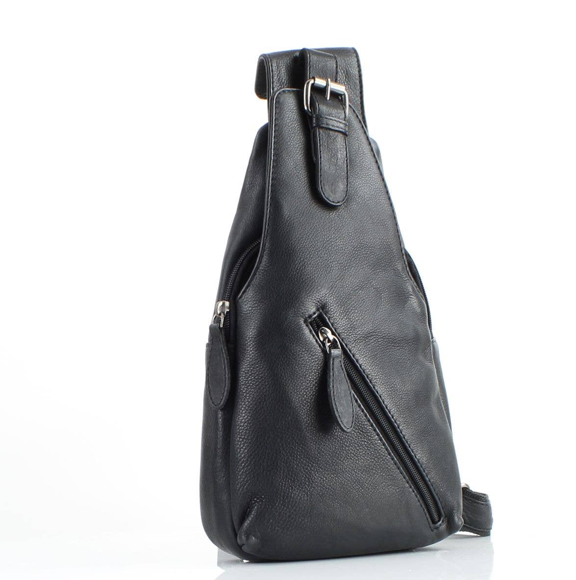 Leather Impressions Inc - Wholesale Crossbody Bag - Unisex - Leather sling bag, Minimalist crossbody chest bag AB176717