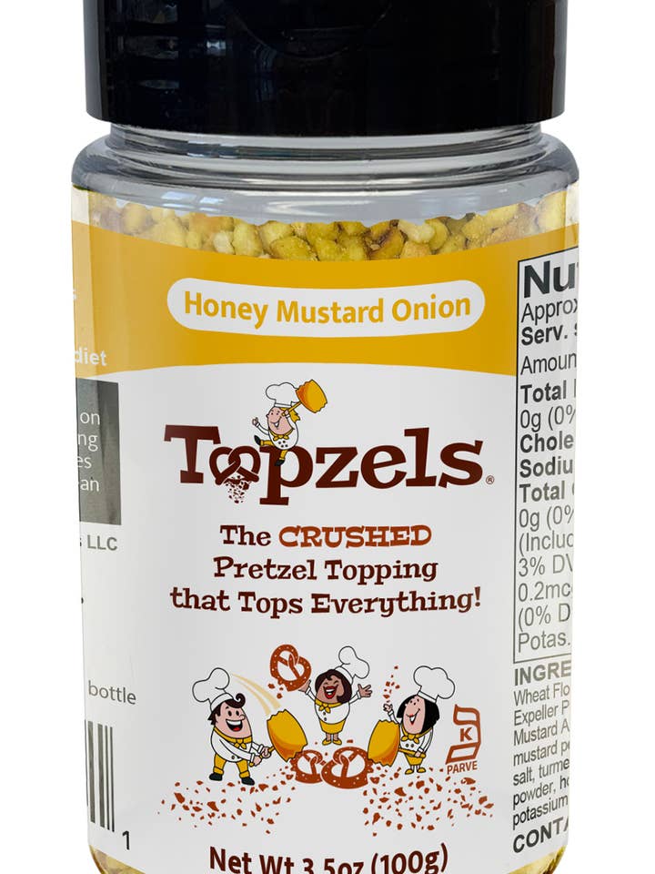 Topzels Honey Mustard Onion Pretzel Bits for wholesale by Pretzel Pete