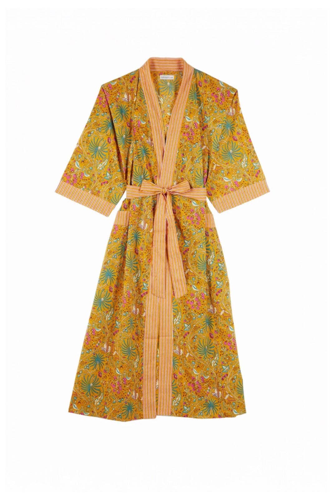 Curiosity Lab - Vendita all'ingrosso Kimono - Donna - Kimono lungo in cotone indiano Mandu18