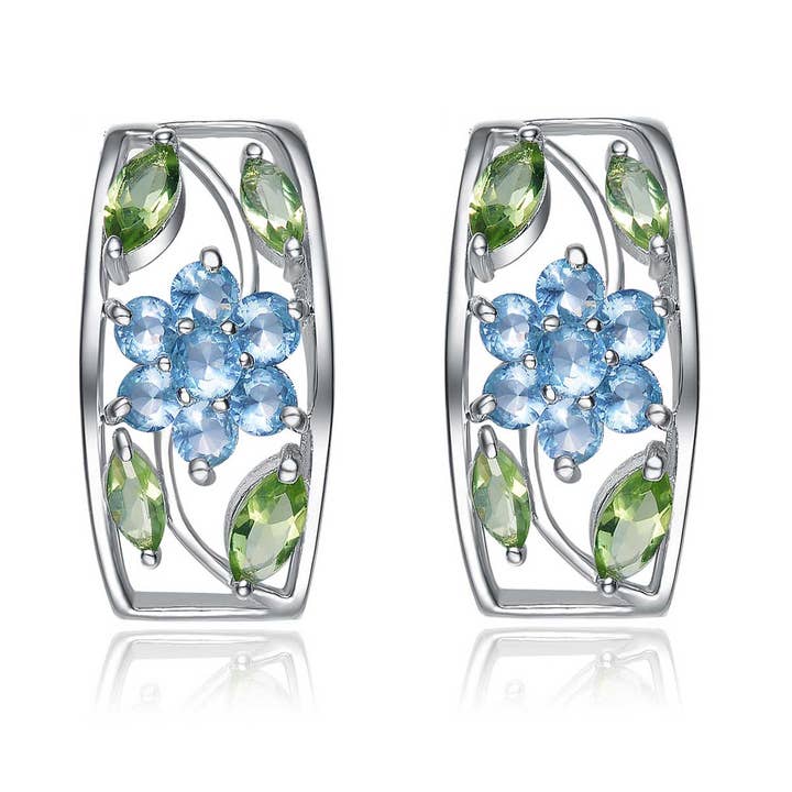 Sterling Silver Cubic Zirconia Earrings(479) for wholesale by Genevive