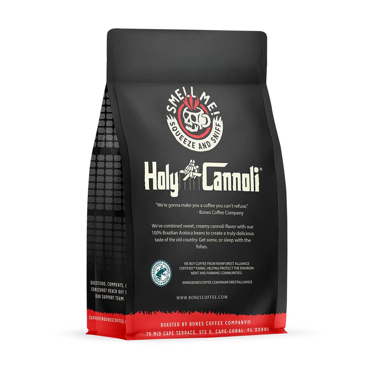 Bones Coffee Company – wholesale Coffee beans – Holy Cannoli Flavored Coffee | 12oz | Whole Bean & Ground5
