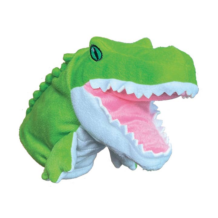 EcoBuddiez Eco-Friendly Plush Hand Puppet - Crocodile for wholesale by Deluxebase
