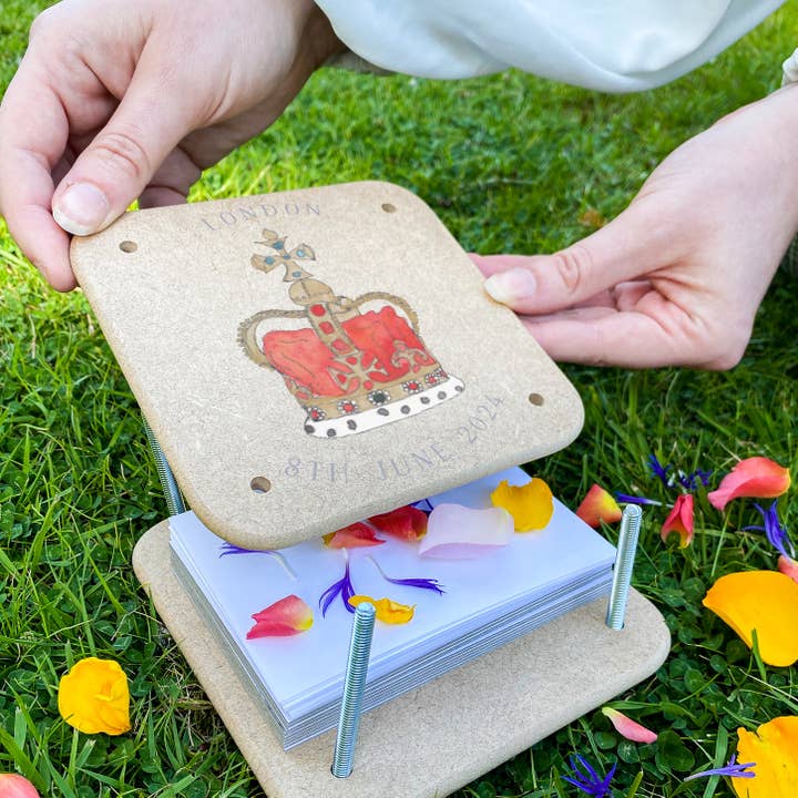 Royal Crown Flower Press for wholesale by This is Nessie