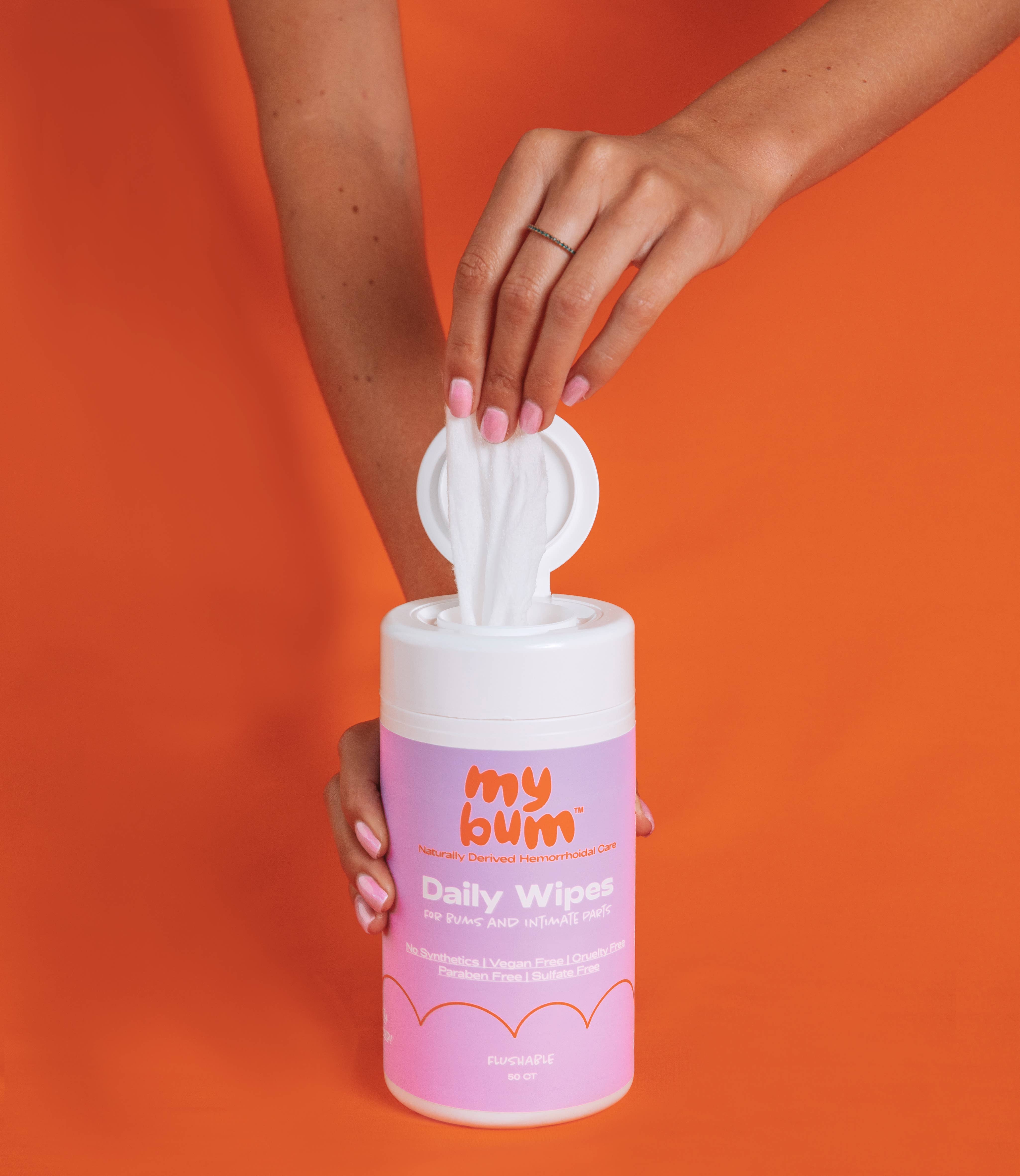 My Bum - Wholesale Face & Body Wipes - Witch Hazel Daily Wipes, 50 ct3