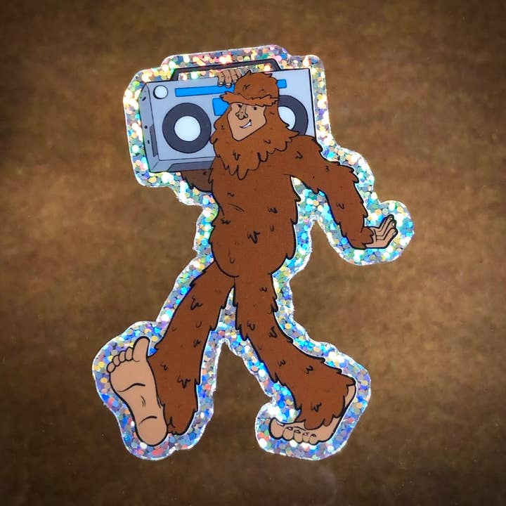 Old School Bigfoot klistermärke - 1980-talet Boombox Hip Hop för wholesale av 1980who