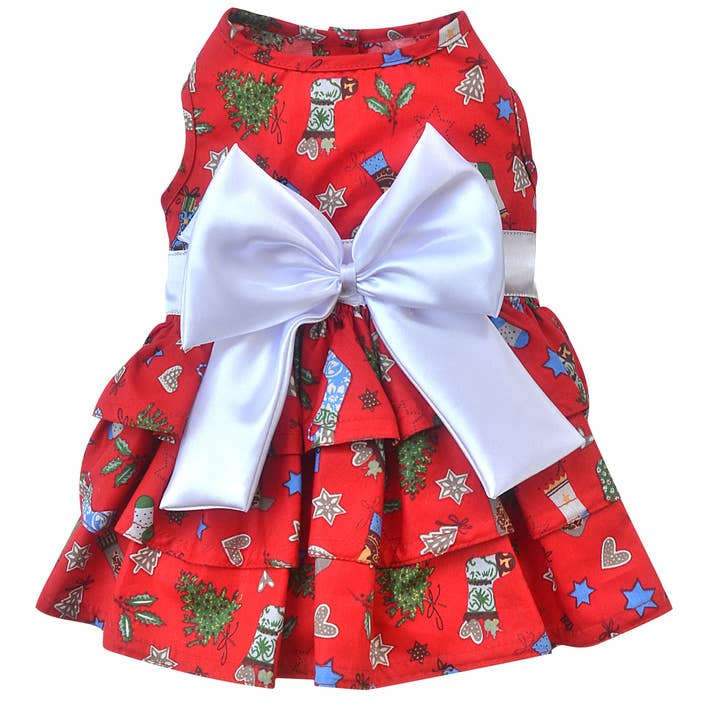 SMALL DOG - Julestrømpe Doggy kjole for engroshandel hos DoggyDolly Australia/NZ