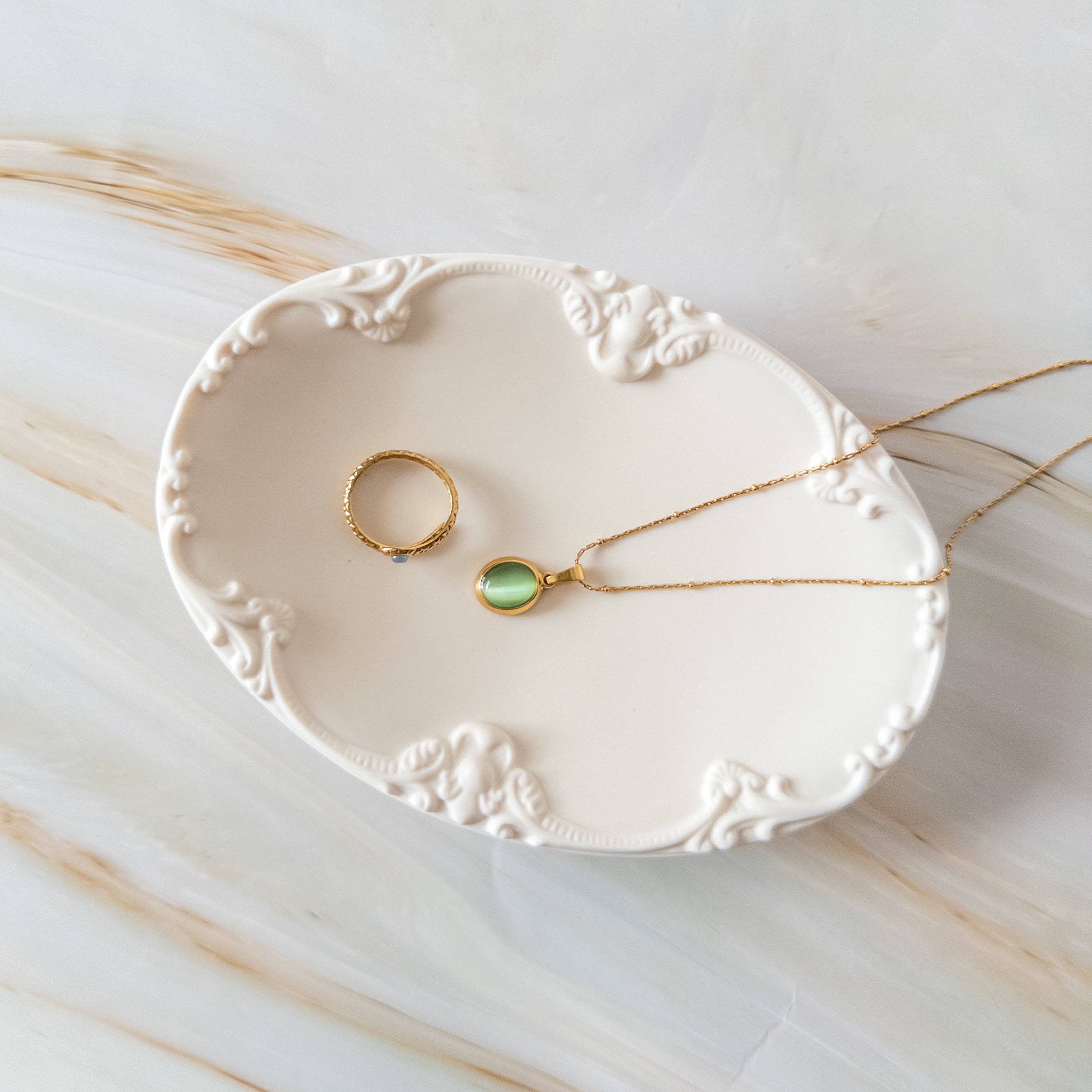 Blanco Vintage Bowl | Jewelry Trinket Dish for wholesale on Faire1