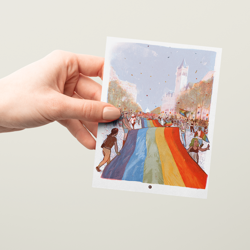 The Culture Curious - Wholesale Postcard - World Pride in Washington DC1