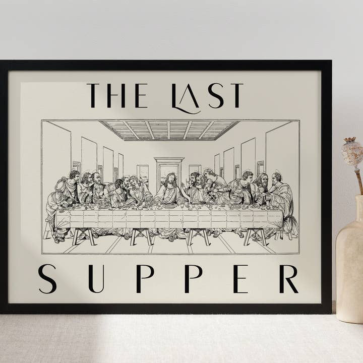 The Last Supper Religious Art Print for wholesale by OLFFE