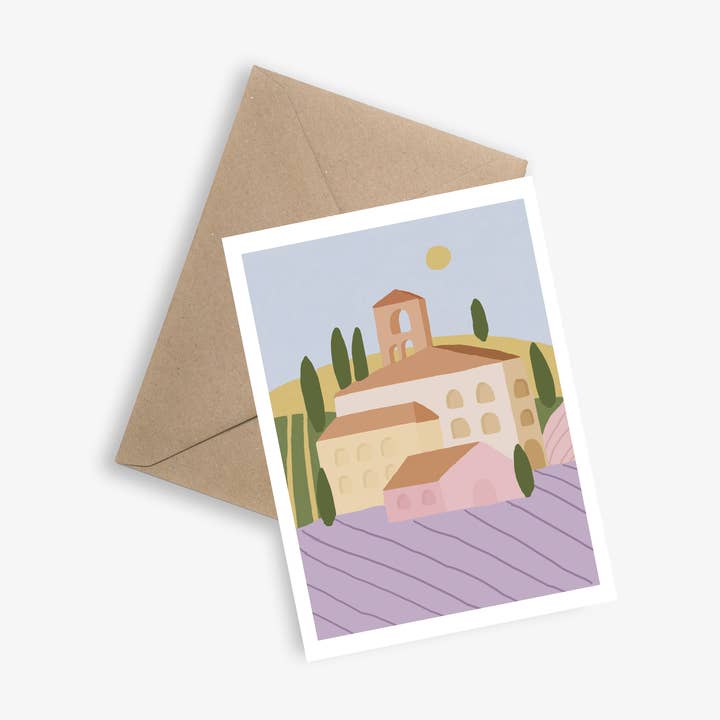 Carte et Affiche simple - On dirait le sud pour la vente par LE PAPIER GRAPHIQUE