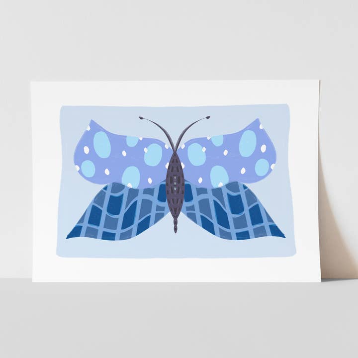 Schmetterlingsdruck, Babyzimmer Wandkunst, Rosa Kinderdekor, Süß für den Großhandel von Georgie King Designs