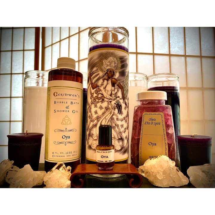 Ceridwen’s - Wholesale Body wash/shower gel - Oya Shower Gel - Orisha, Santeria, Children, Rivers, Storms3