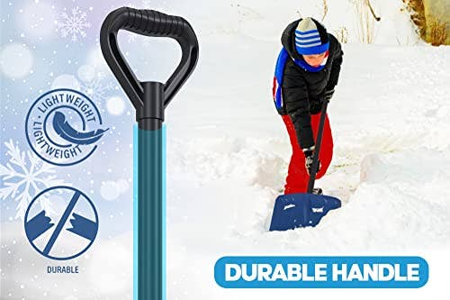 Tapix - Wholesale Garden Tool - Kids Snow Shovel 36" Tall (4 Pack) 2 Red & 2 Blue5