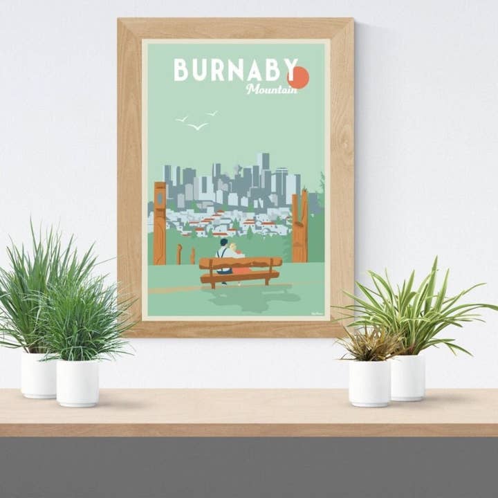 Affiche Burnaby Mountain pour la vente par TripPoster
