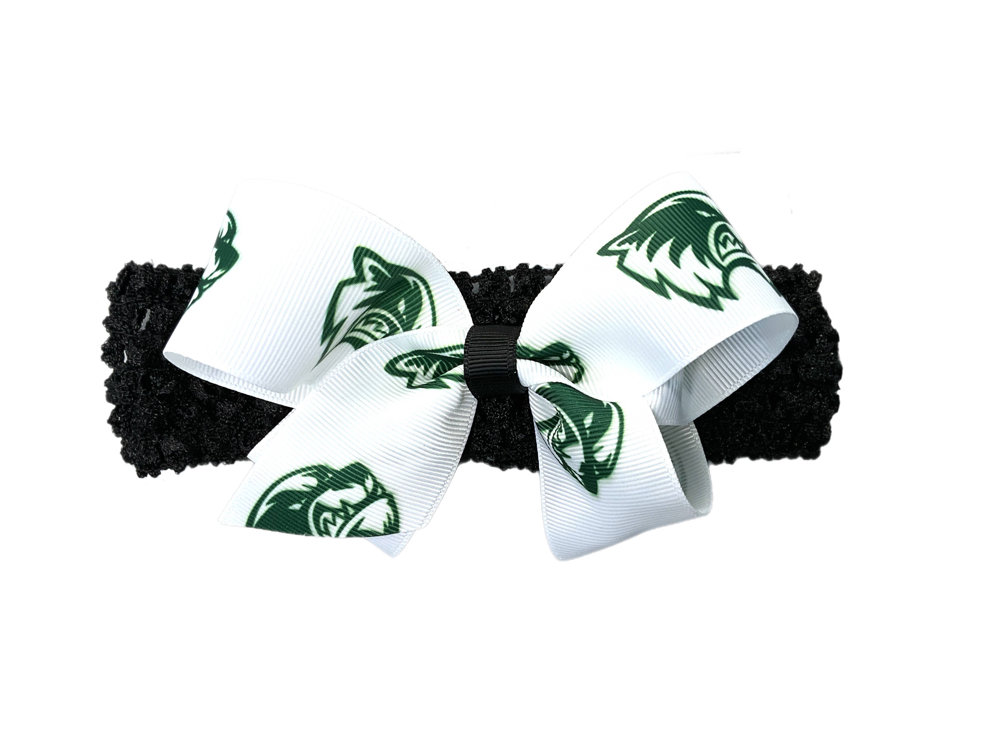 USA Licensed Bows and Accessories – wholesale Fashion headband – women's – Crochet Headband W/ Junior Bow #2654