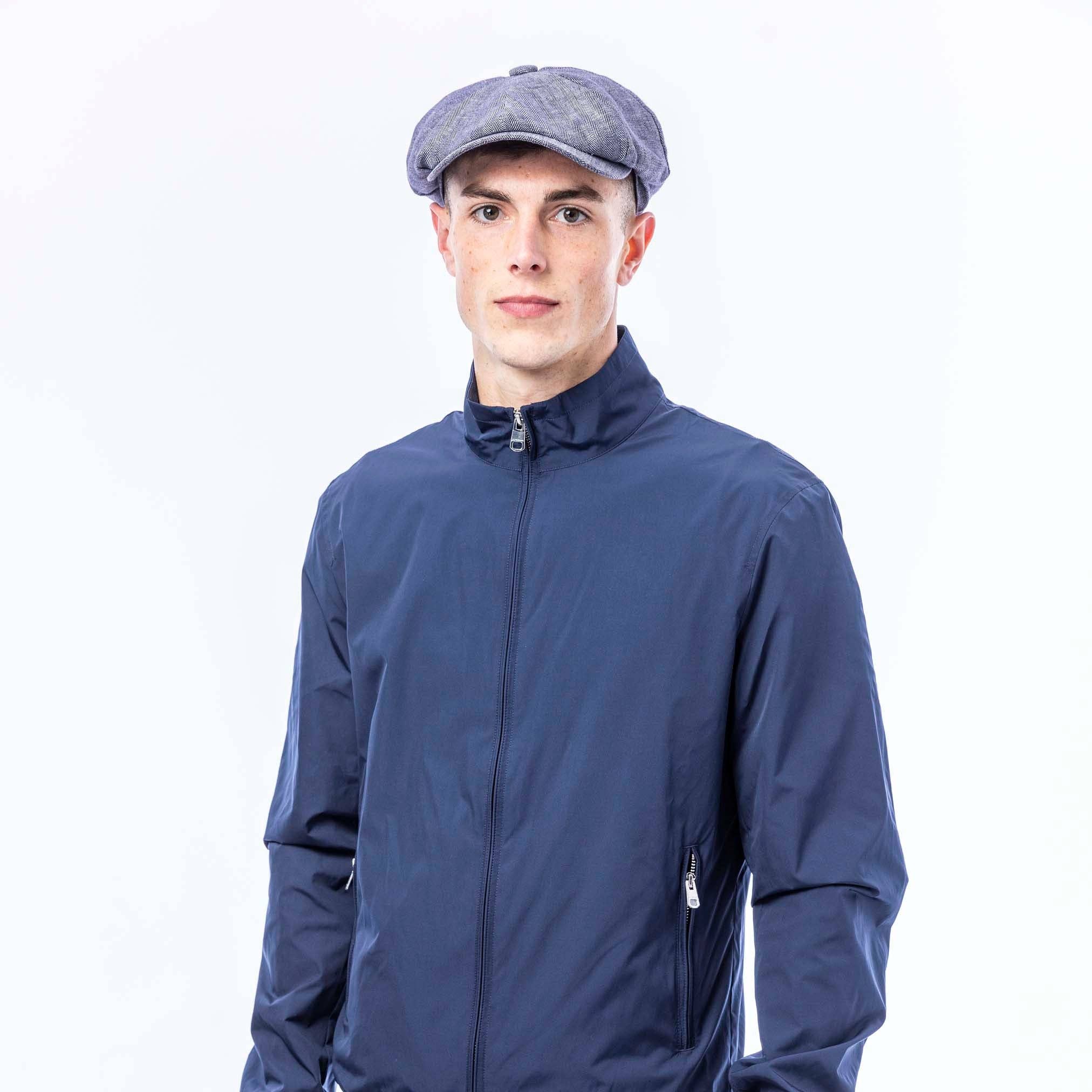 Heritage Traditions - Wholesale Newsboy/Schoolboy Hat - Unisex - Carlyle Herringbone Linen Newsboy Cap3