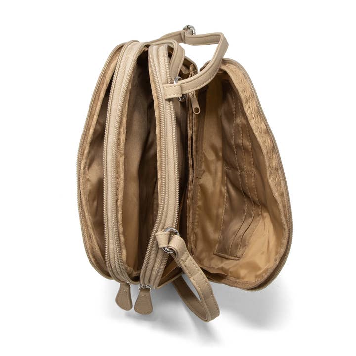 Multisac Handbags - Wholesale Crossbody Bag - Women's - Multisac Zippy Triple Compartment Crossbody49