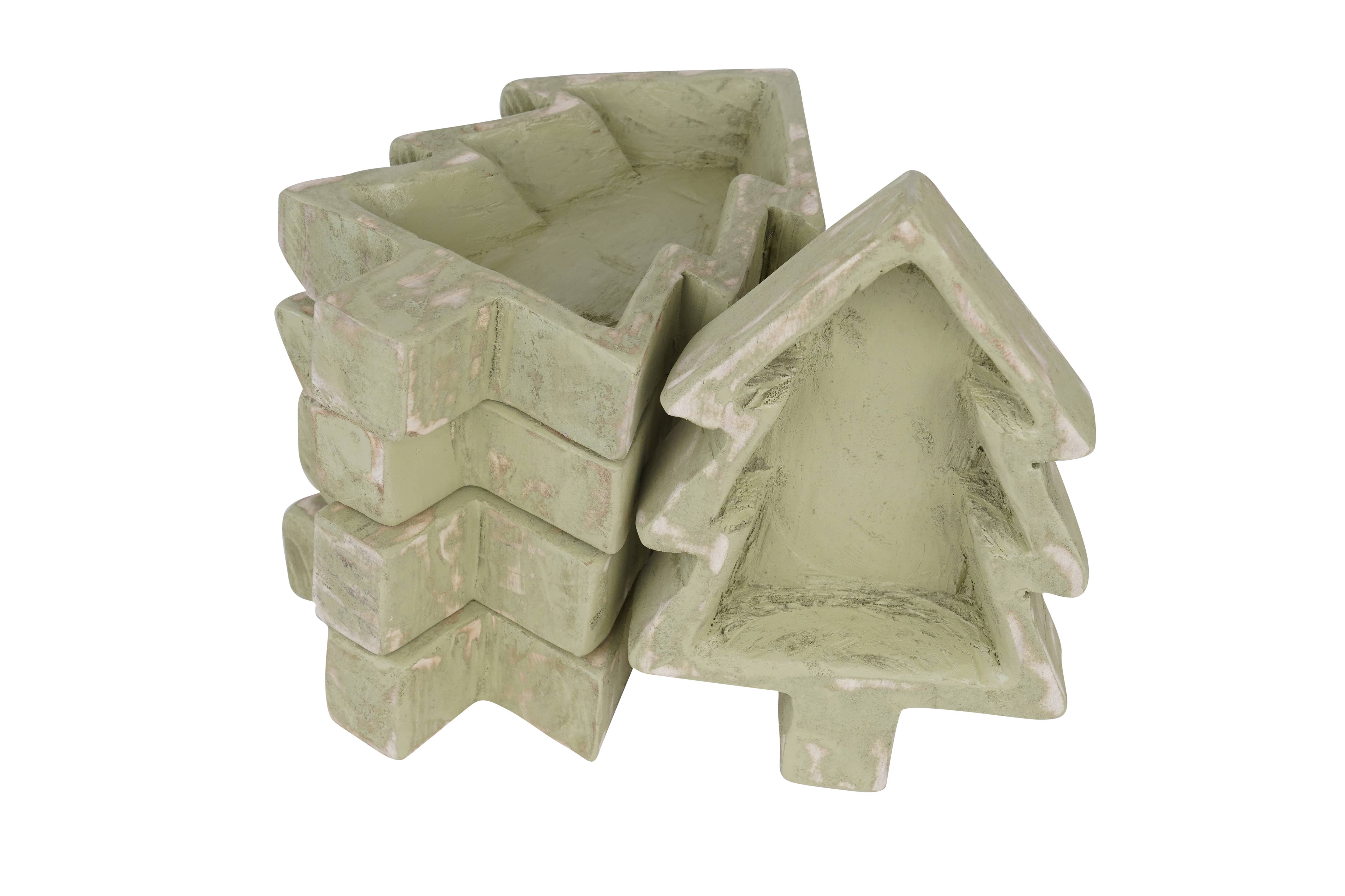 My Amigos Imports - Wholesale Candle Holder - Christmas Tree-Dough Bowl-10x14 in-7 Colors-Large-SALE-$1819