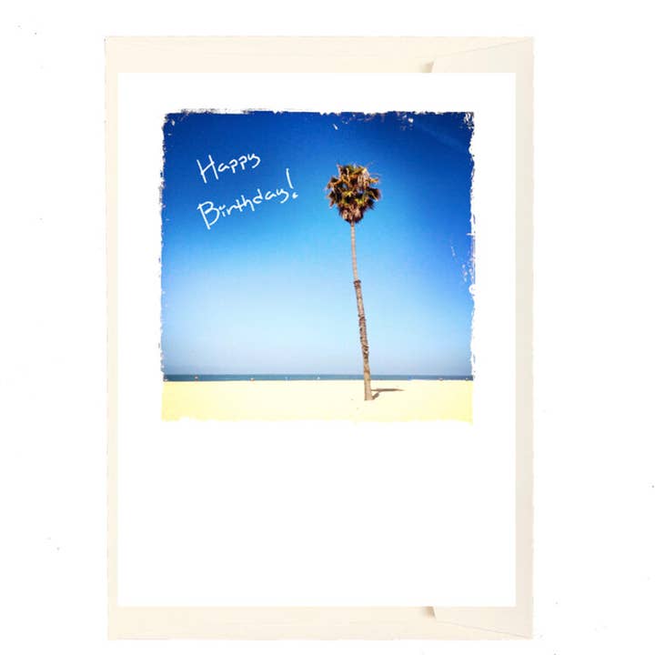 Happy Birthday Single Palm Tree for wholesale by Paperlove Boutique