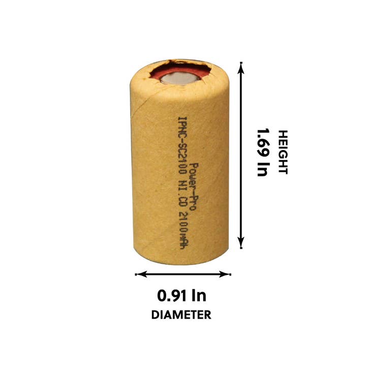 IP POWER - Wholesale Portable Charger - IP Power Sub C Ni-Cd 2100mAh