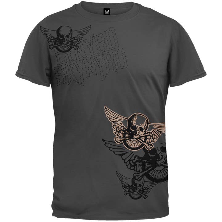 Lynyrd Skynyrd - Skulls Fly Heren T-shirt voor wholesale door Official Store