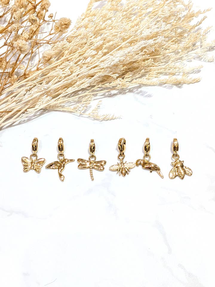 45834 Set of 6 stainless steel pendants for wholesale by LOLO & YAYA