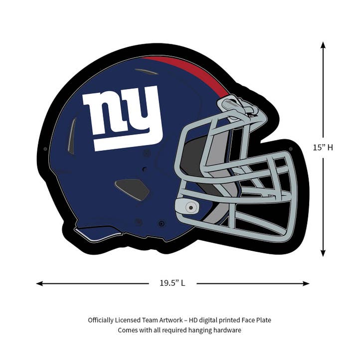 Evergreen Enterprises - Wholesale Wall Accent - LED Wall Decor, Helmet, New York Giants3