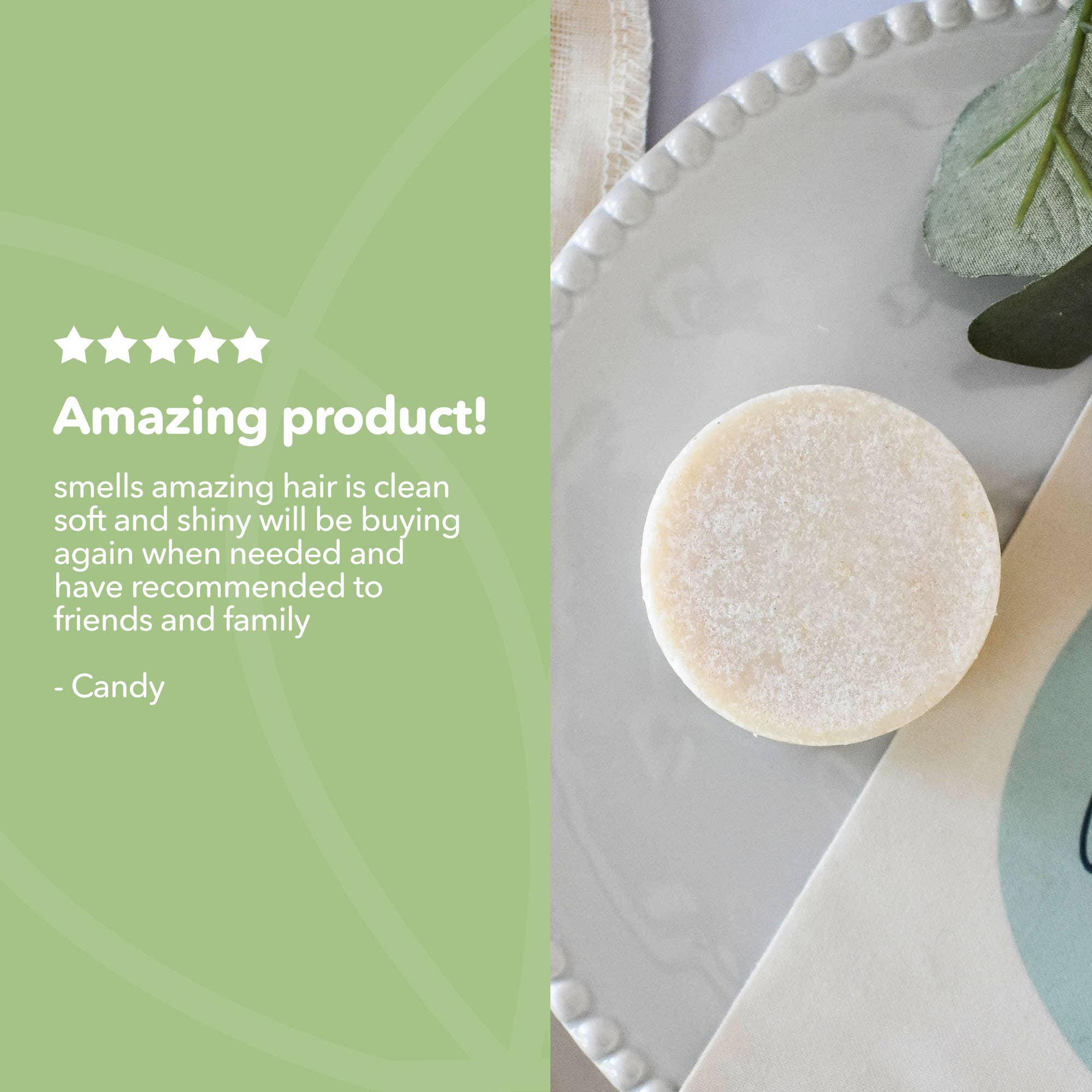 The Natural Spa Cosmetics - Wholesale Shampoo Puck/Solid Shampoo - Sample Sized Shampoo Bar - For All Hair Types - Natural3