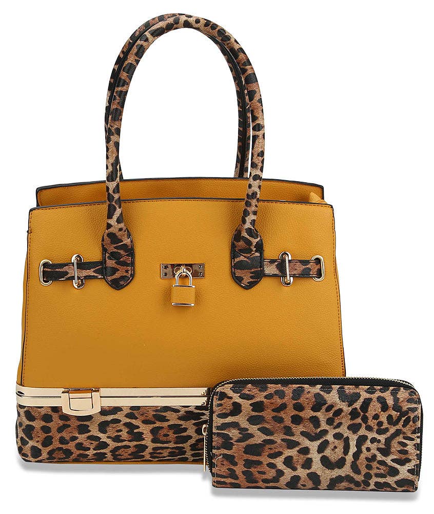 Handbag Express - Wholesale Tote Bag - Women's - Metal Frame Tote Handbag Set0