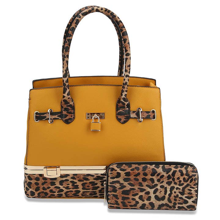 Handbag Express - Wholesale Tote Bag - Women's - Metal Frame Tote Handbag Set